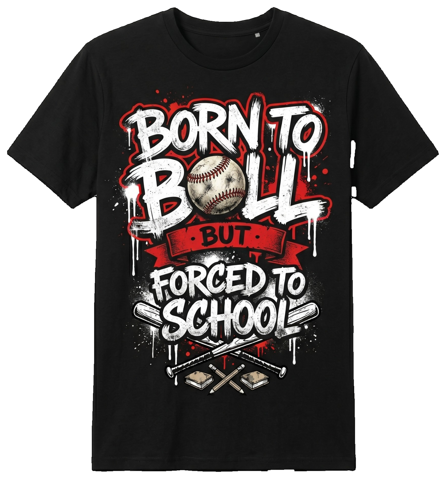 Born to Ball (White)