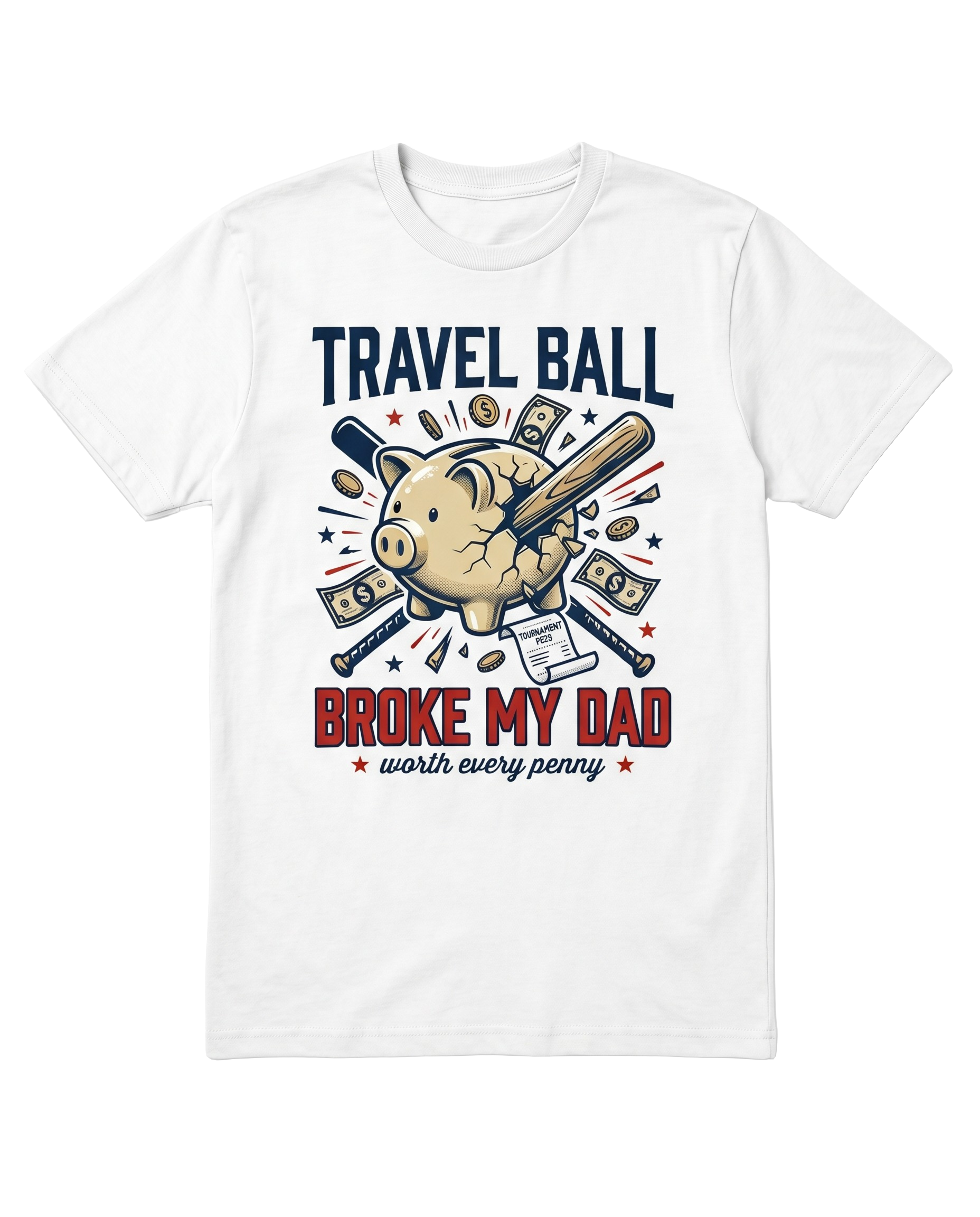 Travel Ball Dad (White)